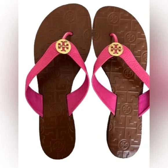 Tory Burch Vibrant Pink Sandals Size 9 1/2 - Picture 2 of 4